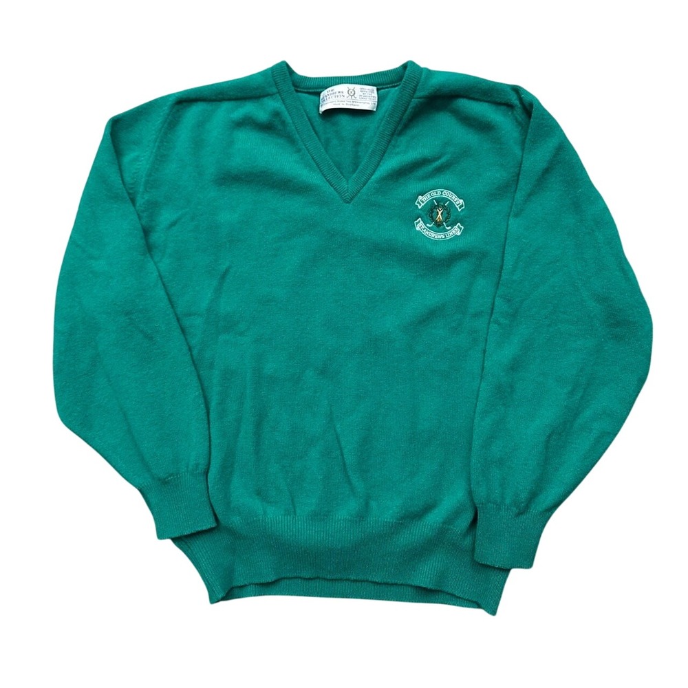 Vintage St. Andrews Links Wool Blend Golf Scotland Sweater L/ XL*
